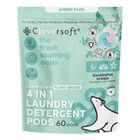Cloversoft 4 in 1 Deluxe Plus+ Laundry Capsule (Eucalyptus Dreams) 60 Pieces