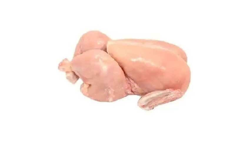 Rakhal Broiler Whole Chicken Skin Less 900g