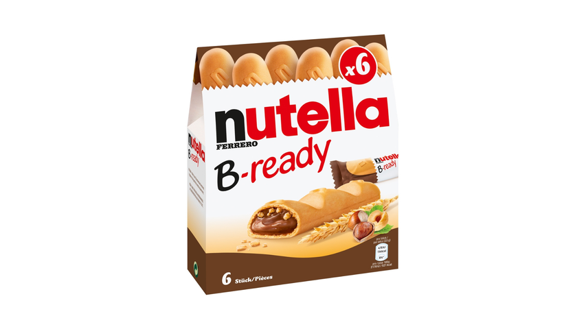 Nutella B-ready with Crunchy Wafer T6 6pcs x 132g