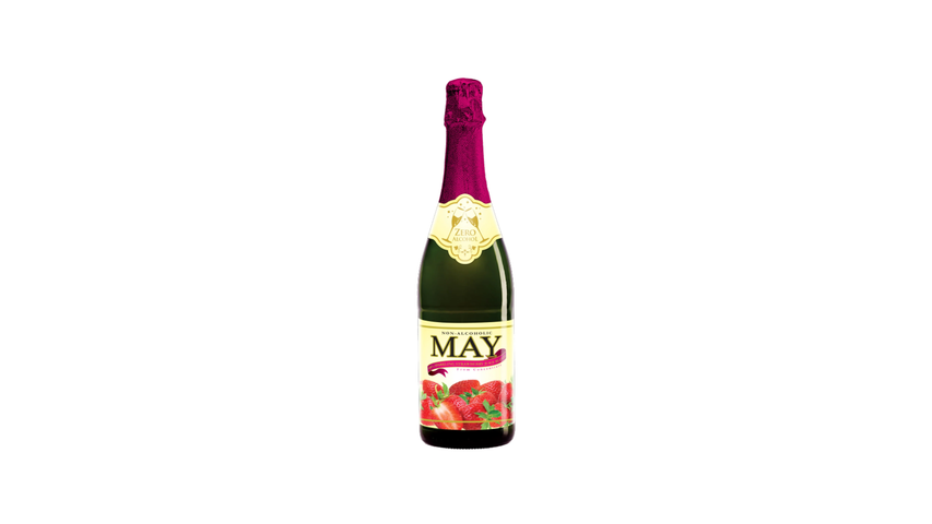 May 100% Sparkling Strawberry Juice 750ml