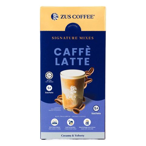 ZUS Coffee Signature Mixes Coffee Caffè Latte 5 Pieces
