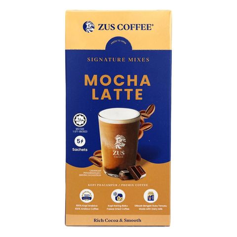 ZUS Coffee Signature Mixes Coffee Mocha Latte 5 Pieces