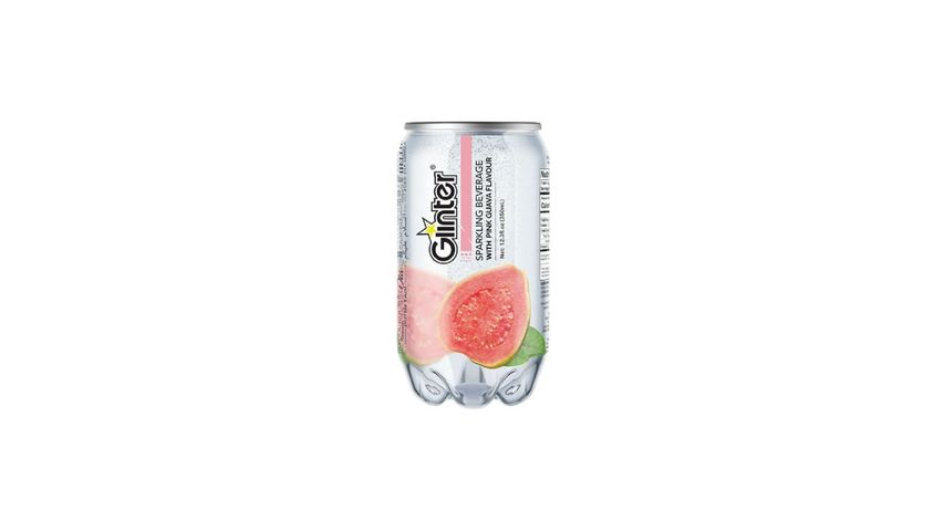 Glinter Sparkling Water Pink Guava 350ml