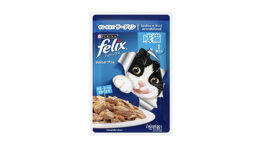 Purina Felix Adult Cat Food With Sardine In Jelly 85g