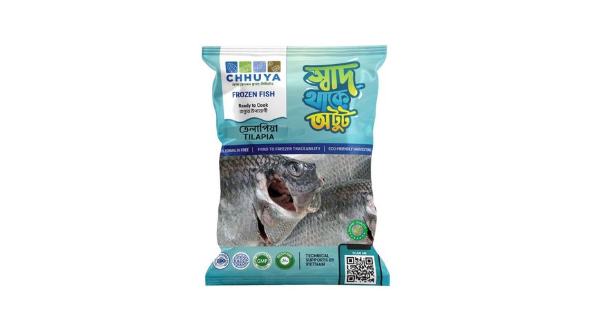 Chhuya Telapia Fish Whole Clean 400g