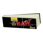 Raw Tips Black 50 Pieces