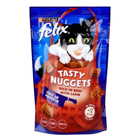 Felix Goody Bag Tasty Nuggets Rich in Beef & Lamb 50g