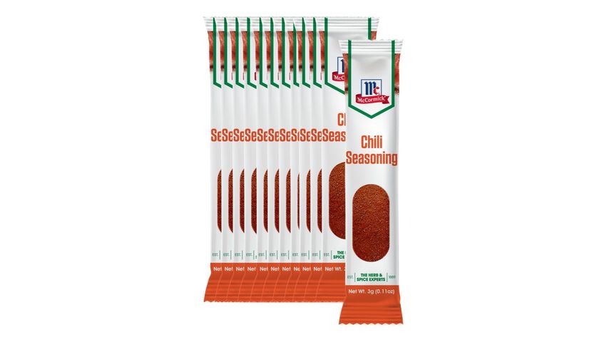Mccormick Chili Seasoning Powder Mild Single 12 x 3g
