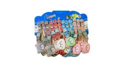 Premium Cat Design Cotton Embroidered Pet Cat Adjustable Collar 1 Piece