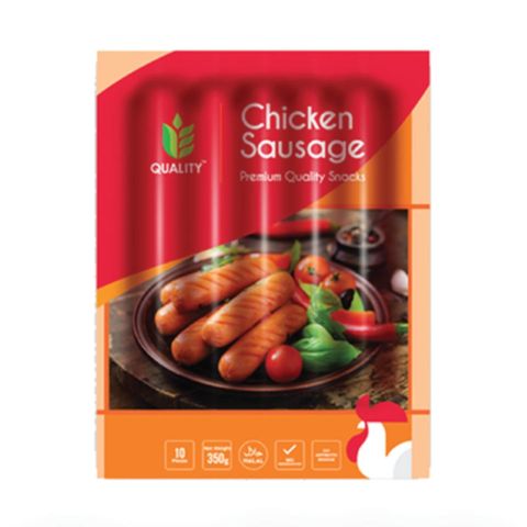 Quality Chicken Sausage 10 Pieces 350g