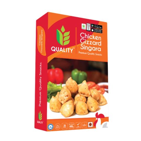 Quality Chicken Gizzard Singara 20 Pieces 400g