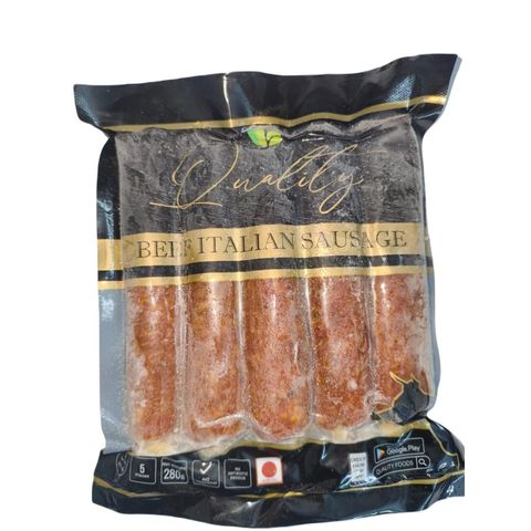 Quality Beef Italian Sausage 5 Pieces 280g