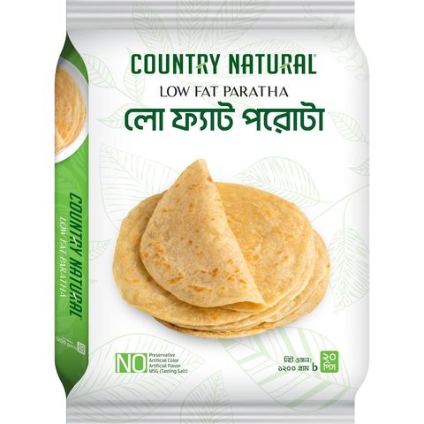 Country Natural Low Fat Paratha 20 Pieces