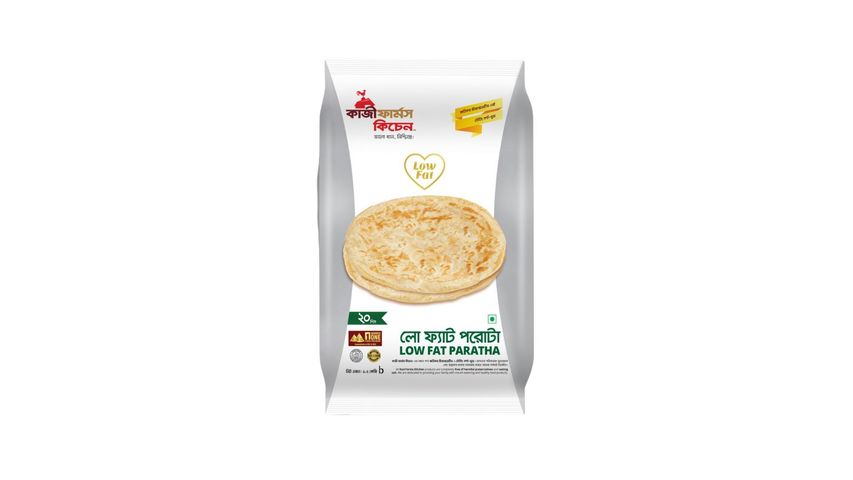 Kazi Farms Kitchen Low Fat Paratha 20 Pieces 1.2kg