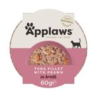 APPLAWS | POT TUNA FILLET WITH PRAWN IN BROTH (CATS) 60g (MPM07002CEA)