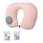 Miniso Portable Inflatable Cooling Neck Pillow (Pink / Purple) 1 Piece