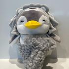 Miniso City Pen Explores The World Series Penguin Plush Toy Singapore Gray (9 Inches) 1 Piece