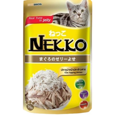 Nekko Cat Food Tuna Topping Shirasu 70g