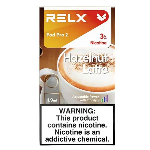 Buy Relx Pod Pro 2 Hazelnut Latte Nicotine (3%) 1.9ml - Pandamart