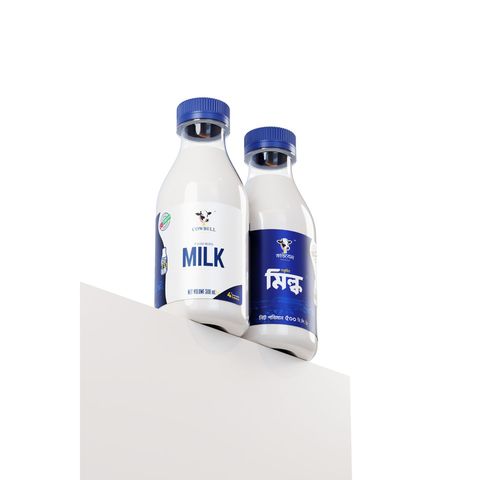 Cowbell Pasteurized Liquid Milk Bottle 500ml