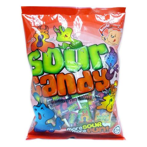 Beardy Sour Fruit Candy 140g