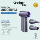 Gadget Mix Diginut CL-70 Ultra 199 Speeds Handheld Turbo Fan Purple 1 Unit