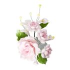 Gum Paste 4 Roses Pink (12 x 15cm) 1 Unit