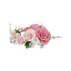 Gum Paste Rose Pink Medium (11 x 17cm) 1 Unit
