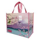 Daiso Shopping Bag Cherry Blossom Scenery (50 x 39 x 20cm) 1 Piece