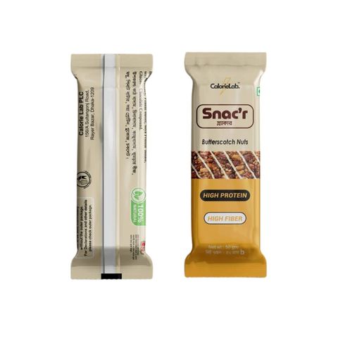 Snac'r Butterscotch Nut Bar 4 Pack 200g