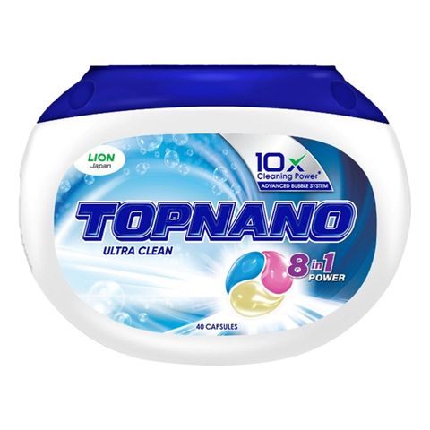 Topnano Capsule Detergent Ultra Clean (Box) 40 Pieces