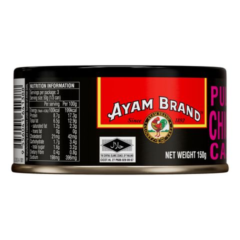 Ayam Brand Pulled Chicken Cajun 150g