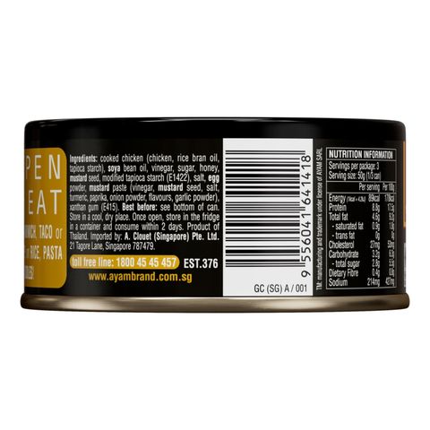 Ayam Brand Pulled Chicken Honey Mustard 150g