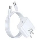 01050265W Remax RP-U71 Figen Series 30W All-Compatible Gan Charger + RC-C021 Data Cable Set C-C (1PD) 1 Piece