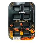 Tomiz Mould Brownie 8 Cup Square Black (Width 193 x Hight 293mm) 1 Unit