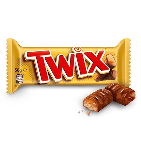 Twix Twin Milk Choc Caramel 50g