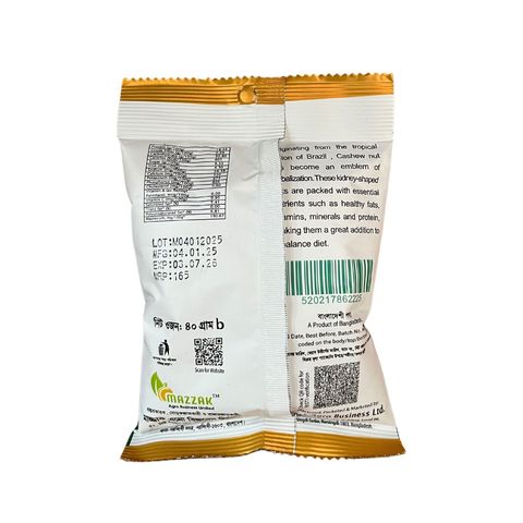 Mazzak Cashew Nut Roasted Pouch 40g