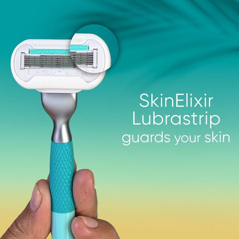Gillette Venus Miami Sunrise Deluxe Smooth Sensitive Blade Refills 4 Pieces