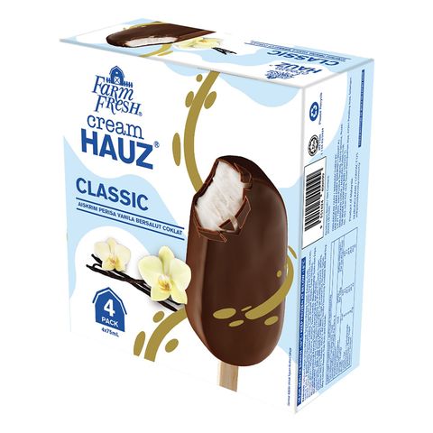 Farm Fresh Cream Hauz Classic Ice Cream Multipack 4 x 75ml