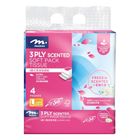 Meadows Tissue Soft Pack Scented 3 Ply 4 x 100 Sheets