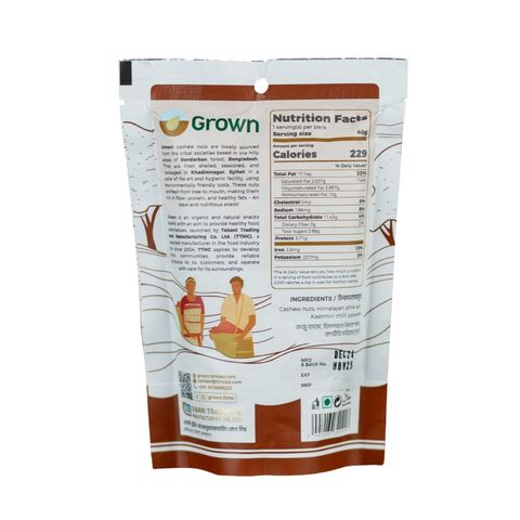 Grown Spicy Roasted Cashew 40g