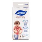 Drypers Superdry Premium Pants Baby Diaper (9-14kg) L 42 Pieces