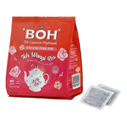 Boh Rose Tea Potbags 40 Pieces