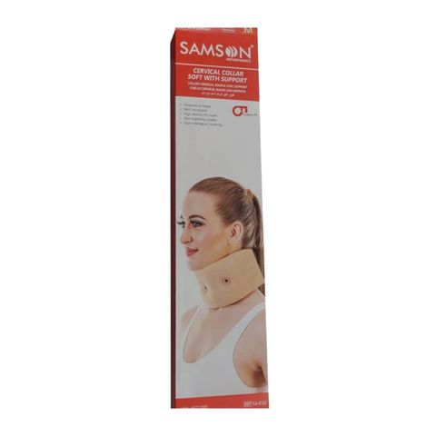 Samson Cervical Collar Soft With Support CA 0102 L 1 Piece