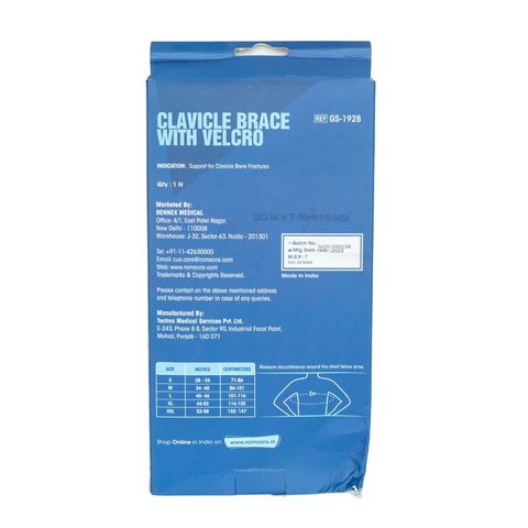 Romsons Clavicle Brace With Velcro GS 1928 XL 1 Piece