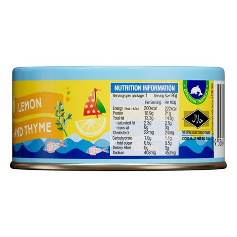 Ayam Brand Tuna Flakes with Lemon and Thyme 90g