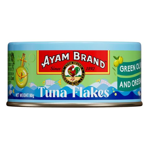 Ayam Brand Tuna Flakes with Green Olives and Oregano 90g