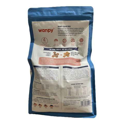 Wanpy Grain Free Super Premium Adult Cat Food Salmon 1.5kg