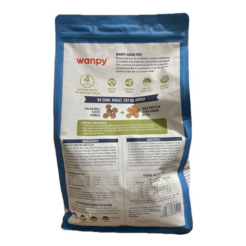 Wanpy Grain Free Super Premium Adult Cat Food Tuna 1.5kg