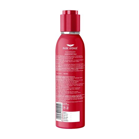 Park Avenue 2x Alexander Perfume Body Spray 120ml
